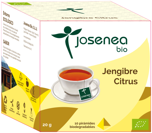 Jengibre Citrus Bio 10 Pirámides Ensobradas