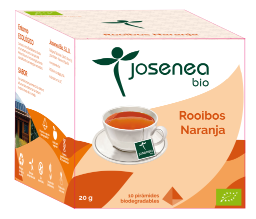 Rooibos Naranja Bio 10 Pirámides Ensobradas