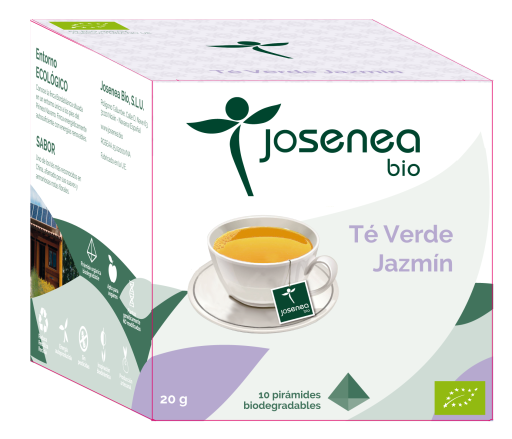 Té verde jazmin Bio 10 Pirámides