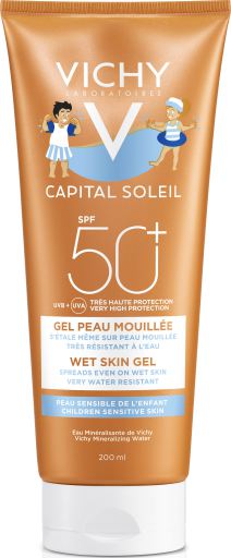 Capital Soleil Gel Wet Skin Niños SPF 50+ 200 ml