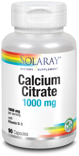 Citrato de Calcio 1000 mg 90 Cápsulas