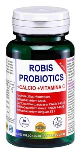 Probiotic + Calcio+ Vitamina C 30 Cápsulas