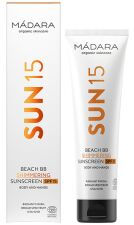 SUN15 Beach BB Protector Solar Brillante Cuerpo y Manos SPF 15 100 ml