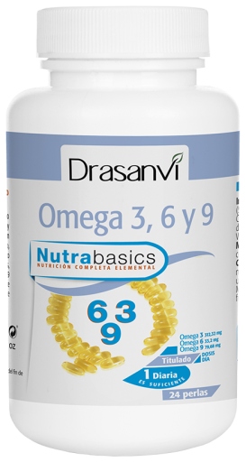 Nutrabasic Omega 3, 6 y 9, 24 perlas