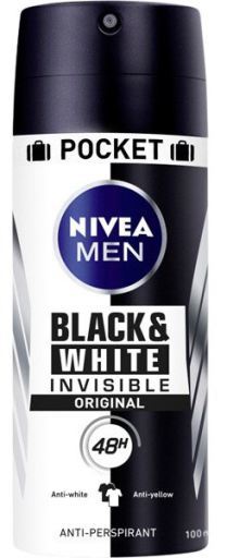 Desodorante Spray Black&White invisible Men 100 ml