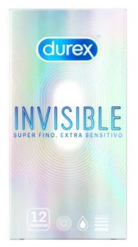 Preservativos Invisible Extra Sensitivo 12 Unidades