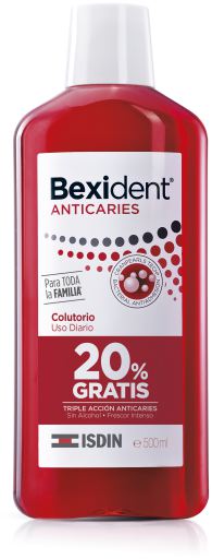 Pack Bexident Anticaries Colutorio 500 ml + 1 pieza