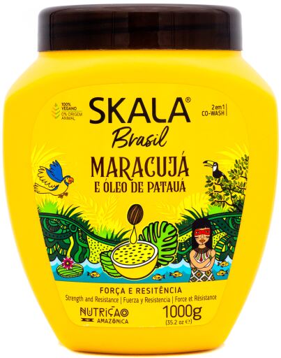 Crema Acondicionadora Maracujá e Óleo de Patauá 1000 gr