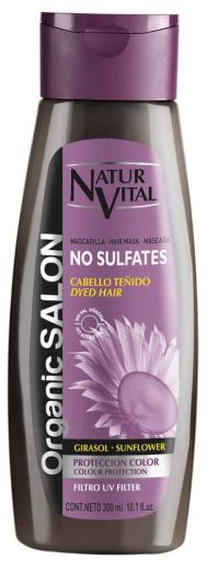 Mascarilla cabello teñido sin sulfatos Organic Salon 300ml