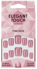 Pink Dusk Uñas Postizas 24 uds