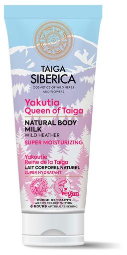 Taiga Yakutia Leche Corporal Natural Superhidratante 75 ml