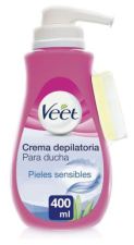 Crema Depilatoria de Ducha Pieles Sensibles 400 ml