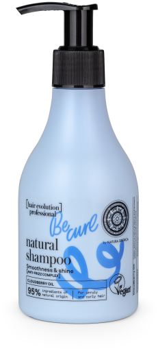 Champú Natural Be Curl Suavidad y Brillo 245 ml