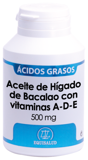 Aceite Hígado De Bacalao Con Vitaminas A-D-E 500 mg