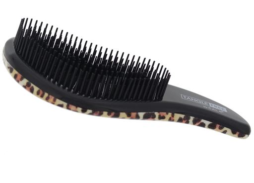 Cepillo para el Pelo sin Enredos Negro con Marrón leopardo