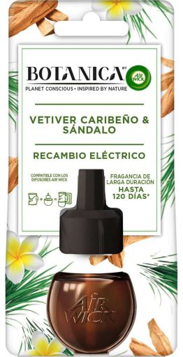 Botanica Ambientador Eléctrico Recambio Caribbean vetiver&sándalo