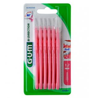 Bi Direction Cepillo Interdental 1,2 mm 6 Unidades