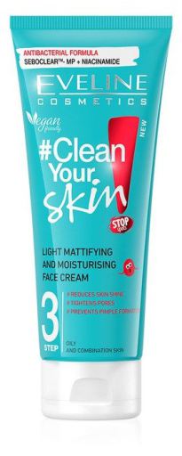 Crema facial Matificante e Hidratante Clean Skin 75 ml