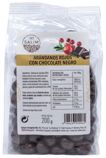 Arándano Rojo con Chocolate Negro 200 gr