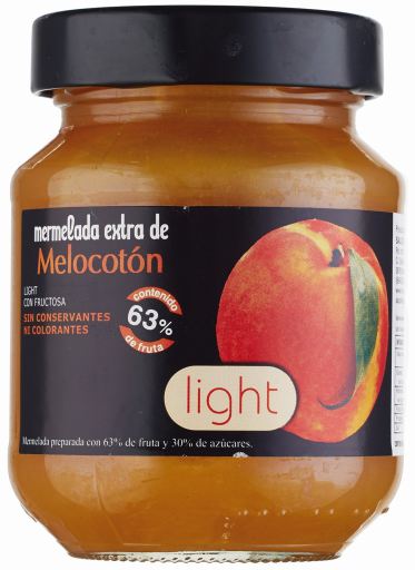 Mermelada Sin Colorantes ni Conservantes de Melocotón 325 gr