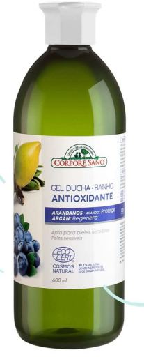 Gel Baño Antioxidante Arándanos Argán 600 ml