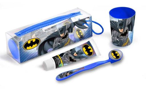 Set Limpieza Bucal Batman Pasta de dientes + 3 piezas