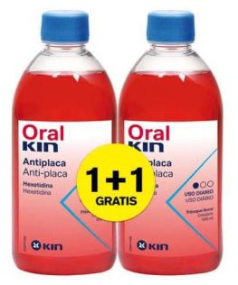 Oralkin Enjuague Bucal 500 ml 2x500 ml