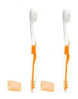 Cepillo Dental Duplo Brosse Moyenne 2 uds