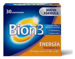 Bion3 Energía Vitamina B y C 30 comprimidos