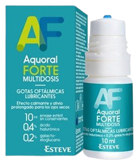 Aquoral Forte Multidosis Gotas oftálmicas lubricantes 10 ml