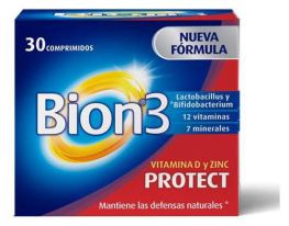 Bion3 Protect Vitamina D y Zinc 30 comprimidos