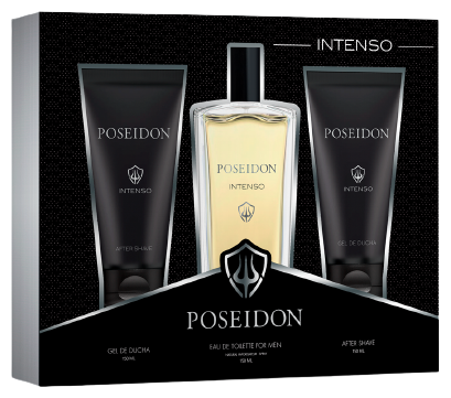 Set Eau de Toilette Poseidón Intenso 150 ml + 2 Piezas