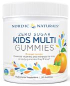 Kids Multi Zero Sugar, naranja limón 120 gomitas