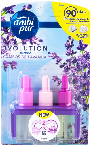 3volution Ambientador Eléctrico Campos de Lavanda Recambio 21,5 ml