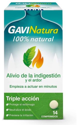 Gavinatura Alivio Indigestión y Ardor 14 Comprimidos