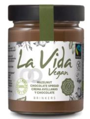 Crema de Chocolate y Avellanas La Vida Vegana 270 gr