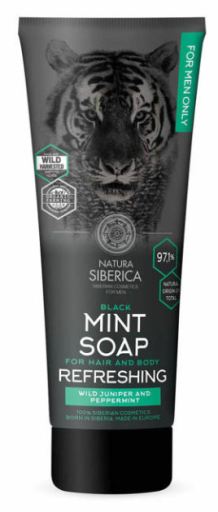 Jabón de Menta para Cabello y Cuerpo 200 ml