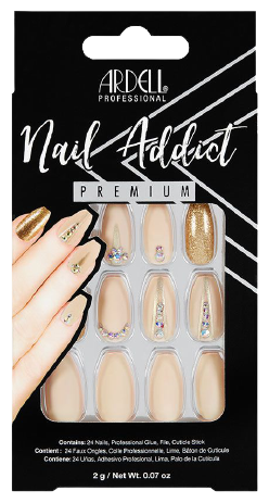 Nail Addict Uñas Postizas Nude Jeweled