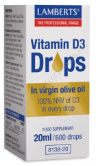 Vitamina D3 Gotas 20 ml