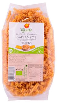 Espirales de Garbanzos Sin Gluten Bio 250 gr