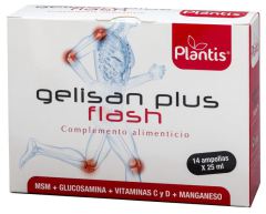 Gelisan Plus Flash Glucosamina Cúrcuma Msm 14 viales