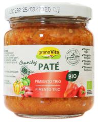 Paté Crunchy & Pimiento Trio Bio 175 gr