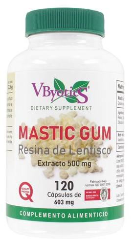 Mastic Gum Extracto de Resina Lentisco 120 Cápsulas