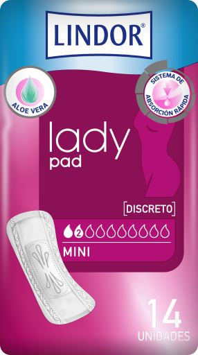 Lady pad mini 2 Gotas 14 uds