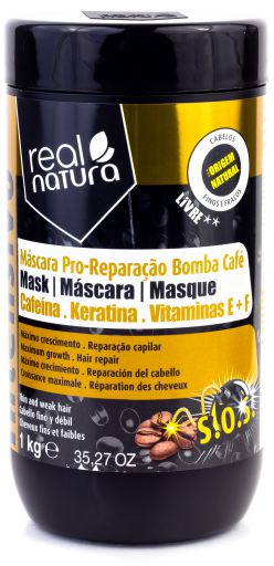 Mascarilla Capilar sin Sal Pro Reparación Bomba Café 1 Kg