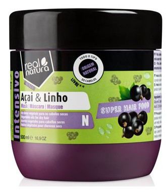 Mascarilla Capilar Super Hair Food Açaí y Lino 500 ml