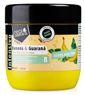 Mascarilla Capilar Super Hair Food Banana y Guaraná 500 ml