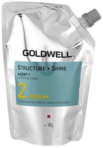 Structure + Shine Agent 1 Medium 2 Crema Suavizante 400 ml