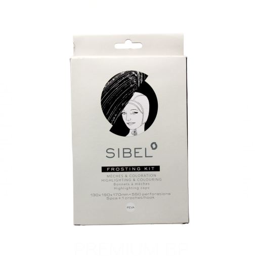 Sibel Frosting Kit Gorro Mechas + Gancho 5 uds