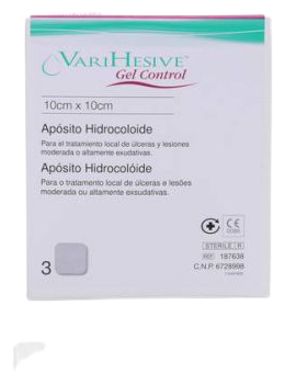 Apósito VariHesive Gel Control 3 Unidades